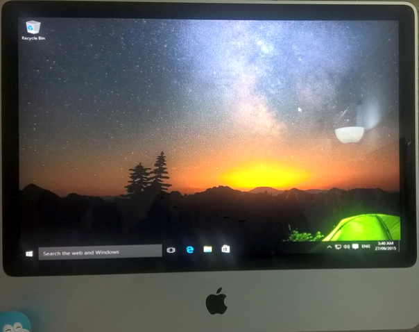 iMac and Windows 10